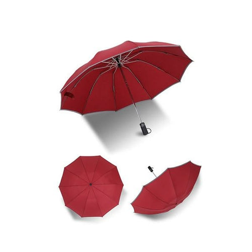 Inverted Umbrella With Reflective Stripe