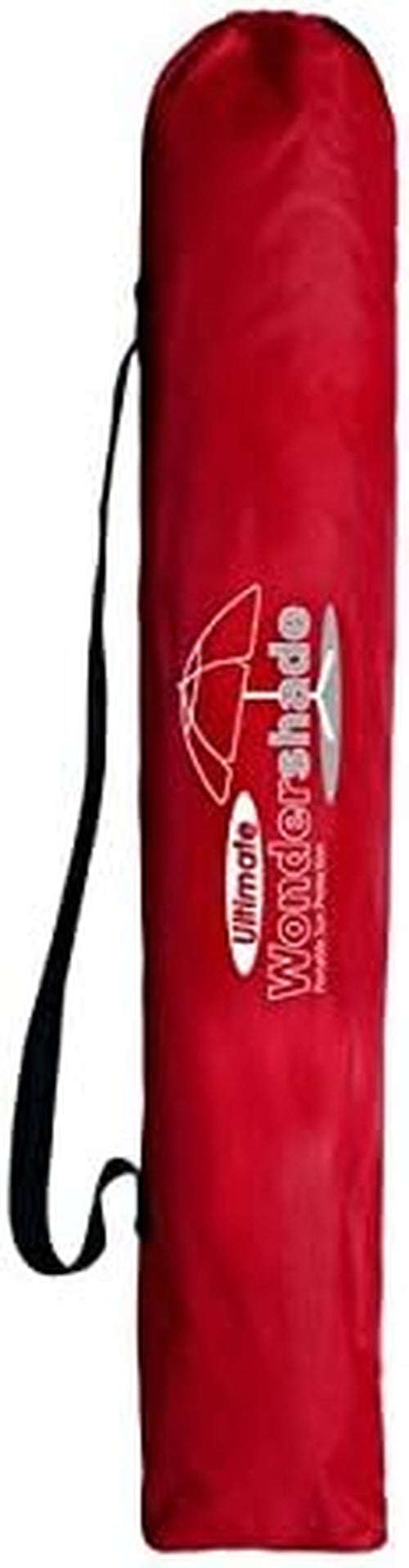 Adjustable Red Sun Shade Umbrella: Easy Carry