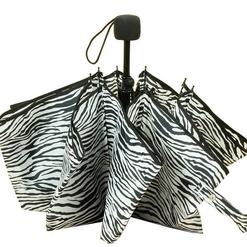 Creative Zebra Stripes 3 Folding Umbrella