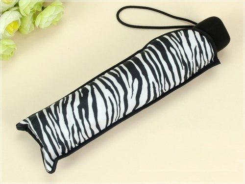 Creative Zebra Stripes 3 Folding Umbrella