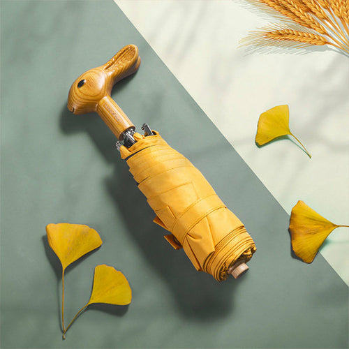 Rabbit Head Vinyl Umbrella