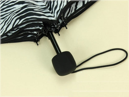Creative Zebra Stripes 3 Folding Umbrella