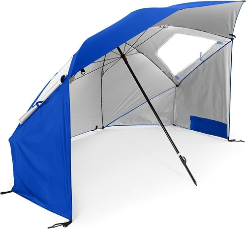Super-Brella SPF 50+ Sun and Rain Canopy Umbrella for Camping, Beach